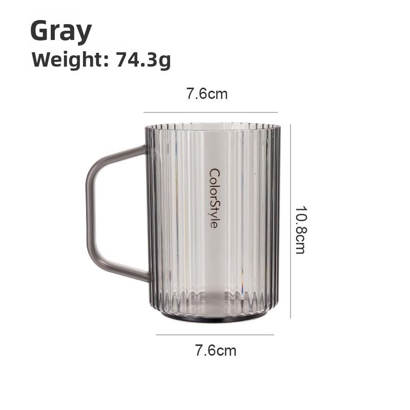 

Creative Couples Bathroom Mouthwash Cup Grey Diamond-shaped cup