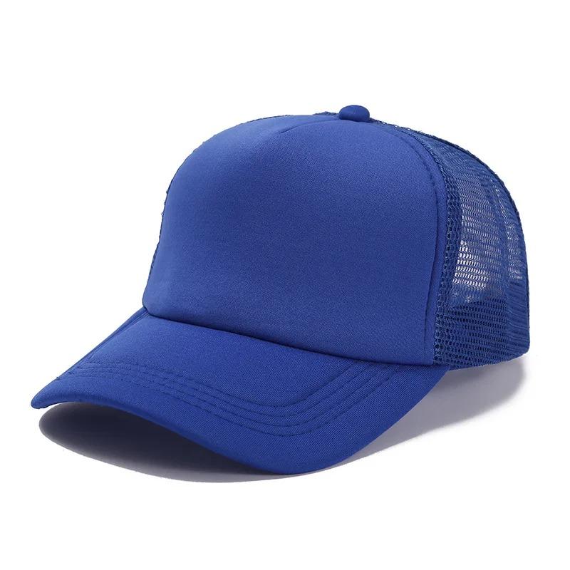 Unisex Cheaper 5 Panel Trucker Hat For Adult Summer Net Baseball Cap Men Women For Him Her Blank Mesh Adjustable Sun Hat Visor