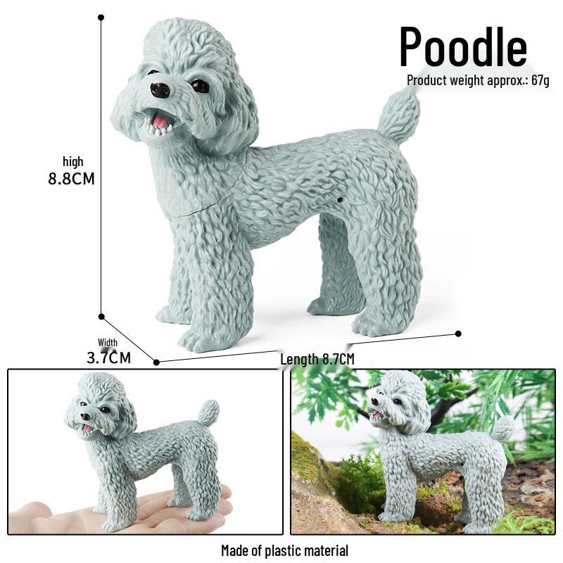 Cross-Border Animal Toy Set: Sheep, Cow, Horse, Donkey, Goat, Poultry Plastic Models