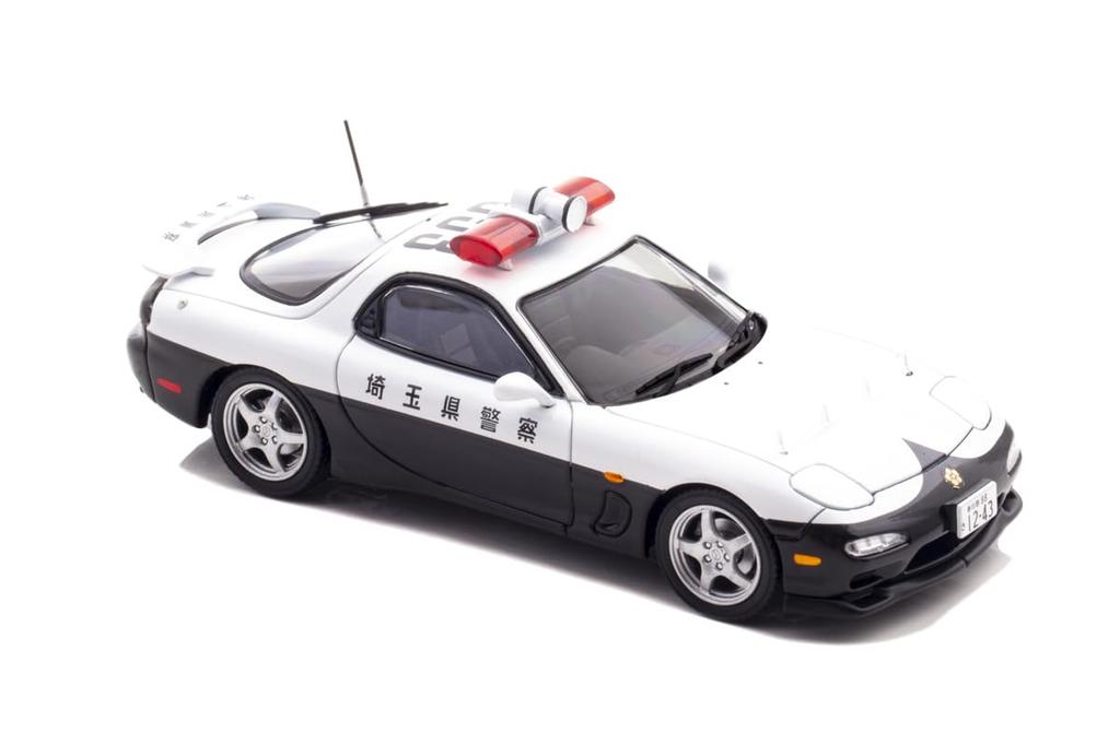 Scale Mazda Type RS 1998 Saitama Prefectural Police Expressway Traffic Police Vehicle Finished Model H7439810 RAI'S 1/43 RX-7 (FD3S) (853)