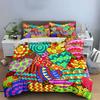 Colorful Heart Pattern Set Multiple Sizes Kid'S And Adults' Bedroom Exquisite 3Pc Bedding Set, Gift