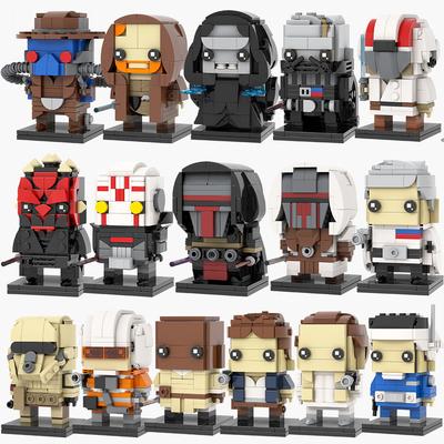 MOOXI Seria Modelowa Zestaw BrickHeads MOC Klocki Model Figurki Akcji Dla Dorosłych Klocki Edukacyjne Dla Dzieci Prezent