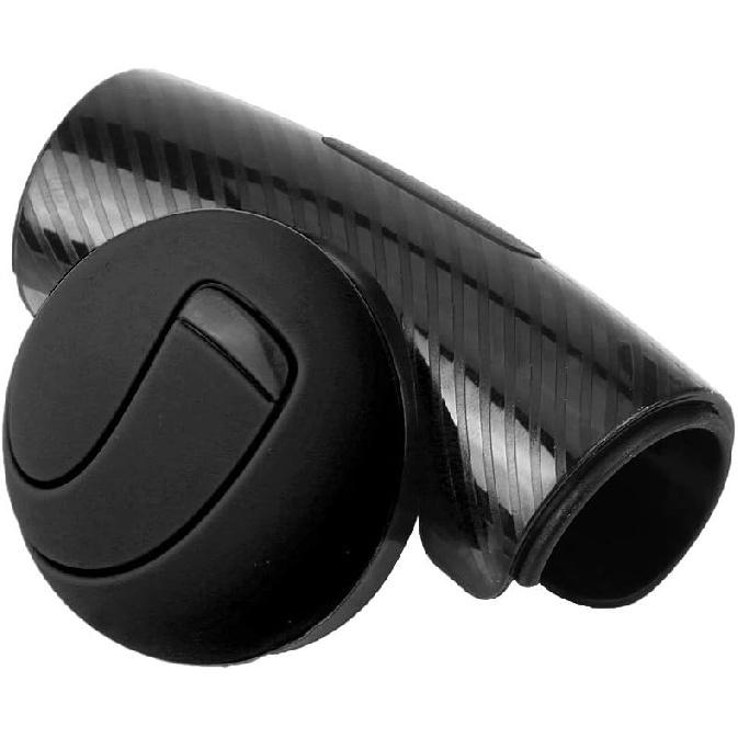 KIMISS Steering Wheel Knob,Universal Car Steering Wheel Knob Spinner Power Handle Ball Wheel Booster (Black) // steering wheel knob