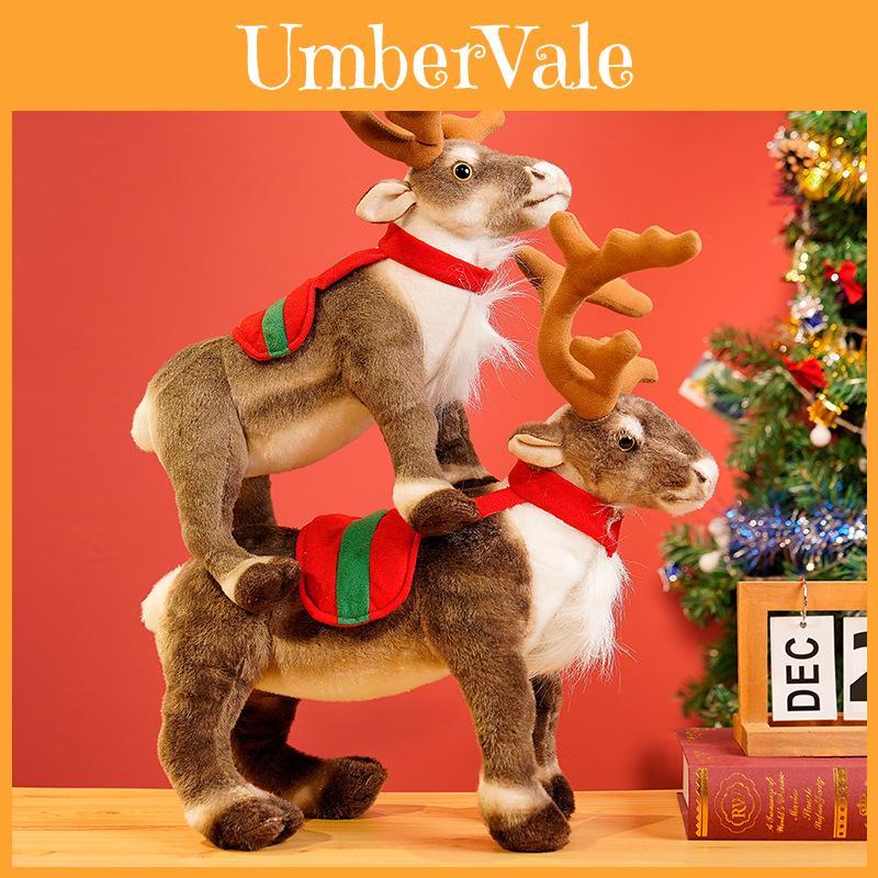 Charming Mini Reindeer Plush Toy Perfect For Holiday Decor And Gift Giving
