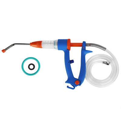 Inyector de vacunas continuo ajustable de 20 ml, herramienta de inyección de alimentación automática para uso veterinario