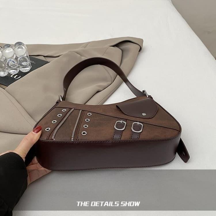 Retro locomotive style personalized shoulder messenger bag