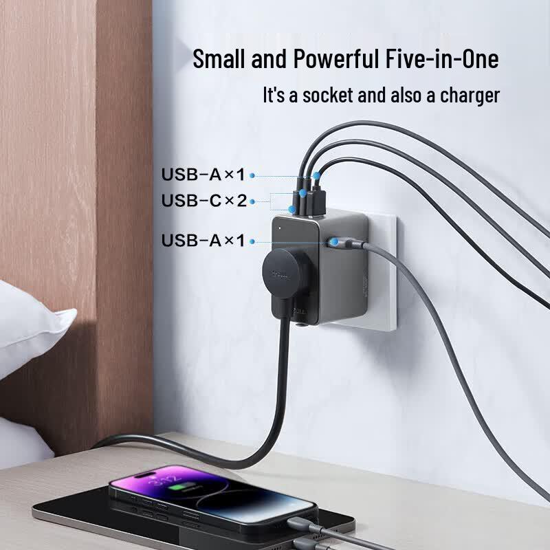 BULL 67W PD USB-C Multi-Country Travel Adapter CN Plug (adapter Included)