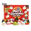Christmas Surprise Gift Set Advent Calendar with Squeeze Toys, Cute Silicone Dumpling Figures, Countdown Stress Relief Sensory Fidget Toys for