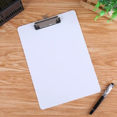 With Low Profile Gold Clip A4 Writing Clipboard Document Folder Writing Sheet Pad A4 Paper Organizer Translucent Writing Pad
