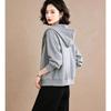 EST+II Autumn Casual Hooded Zip-Up Sweatshirt Hoodie