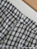 Spring 26 Plaid Lace-Up Shorts: Slim-Fit, College Style, Leg-Lengthening with Drawstring