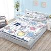All-Inclusive Polished Mattress, New Family Cute Cartoon Children'S Mattress Three-Piece Set
