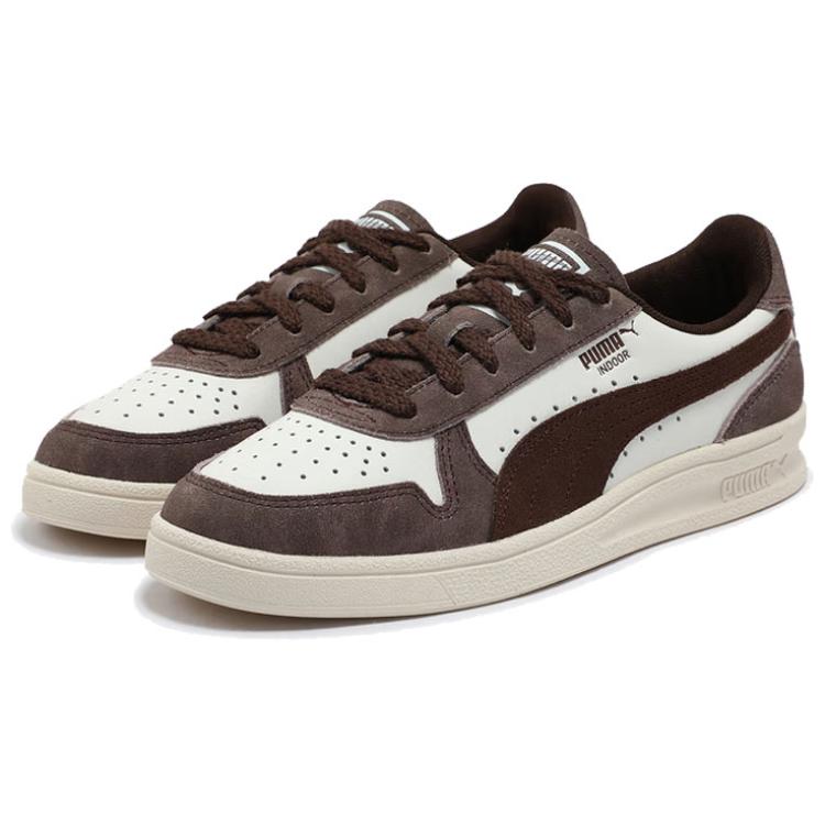 Puma Retro Reverie Fashion Comfortable Low-Top Sneakers Unisex Sneakers White Brown 401441-02
