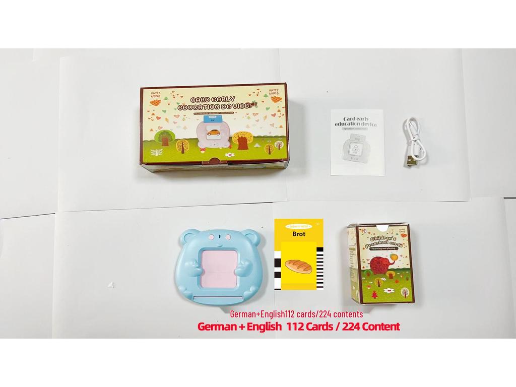 Kids' Educational English Flash Card Voice Learning Machine