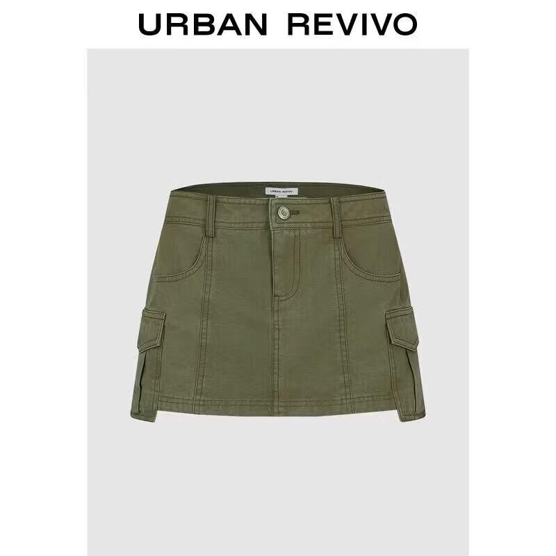 UR 2026 Spring Women's Utility Pocket Mini Skirt