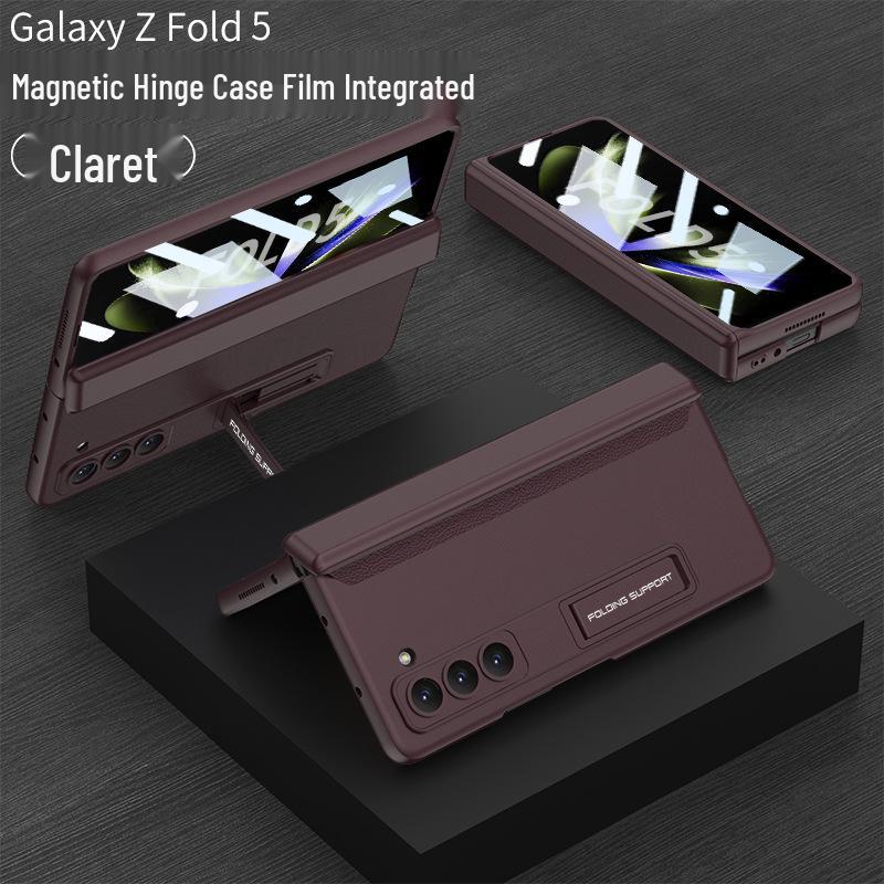Samsung ZFold7 Magnetic Hinge Full Coverage Foldable Case with Integrated Bracket Samsung Z Fold 5