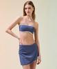 Sonyalebai Diagonal Skirt Shorts_Blue