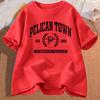 Pelican Town TShirt Stardew Valley Tee Women Print T Shirt Top Women Aesthetic Clothing Tshirts Cotton Short Sleeve Female Tee