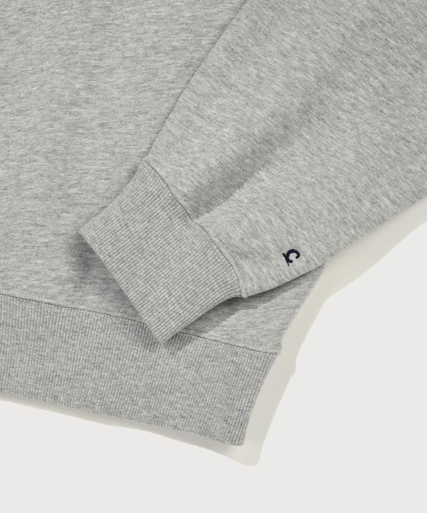 COVERNAT Arch Logo Sweatshirt Melange Gray