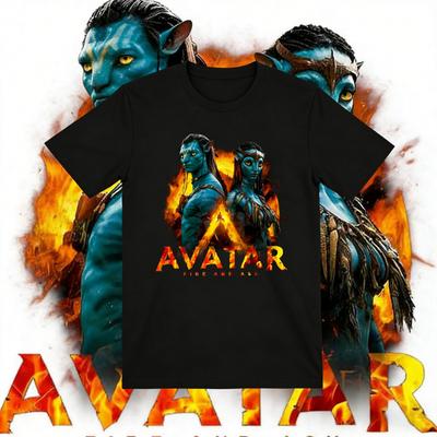 2025 Avatar Fire and Ash Shirt, Epic Avatar Series World Tee Cinematic Fantasy Apparel 100% Pure Cotton Printed T-shirt