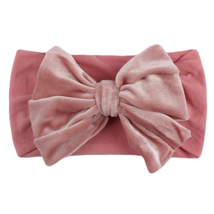 Custom Toddler Baby Boutique Ribbon Hair Bows Big Bowknot Headband Baby Girl Ribbon Hair Bow Headband