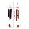 Large Wind Chimes with 6 Aluminum Thicken Tubes Melody Memorial Wind Chimes Outside Decoration Wall Hanging Wind Chime