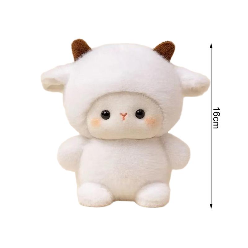 Kawaii Anime Animals Cartoon Desk Companion Doll Learning Partner Birthday Christmas Gift Plush Toy Sleeping Gift