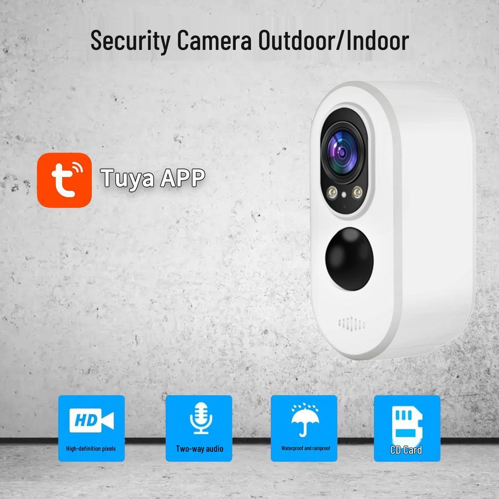 Graffiti Wireless Battery Camera with Infrared Night Vision & Two-Way Voice Intercom