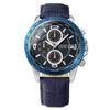 Angel Clover Men's Watch, MONDO SOLAR, Solar Battery, 10 ATM Water Resistance, Mineral Glass, Navy Dial, Stainless Steel, NMOS44SNNV-NV, Navy