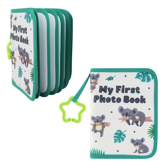 Baby Photo Album Promote Brain Development Create Lasting Memories Soft Cloth Photo Book for Newborns
