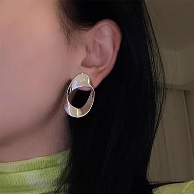 Pendientes geométricos irregulares para mujeres y niñas, aretes minimalistas con personalidad exagerada, accesorios de joyería para fiesta, regalos