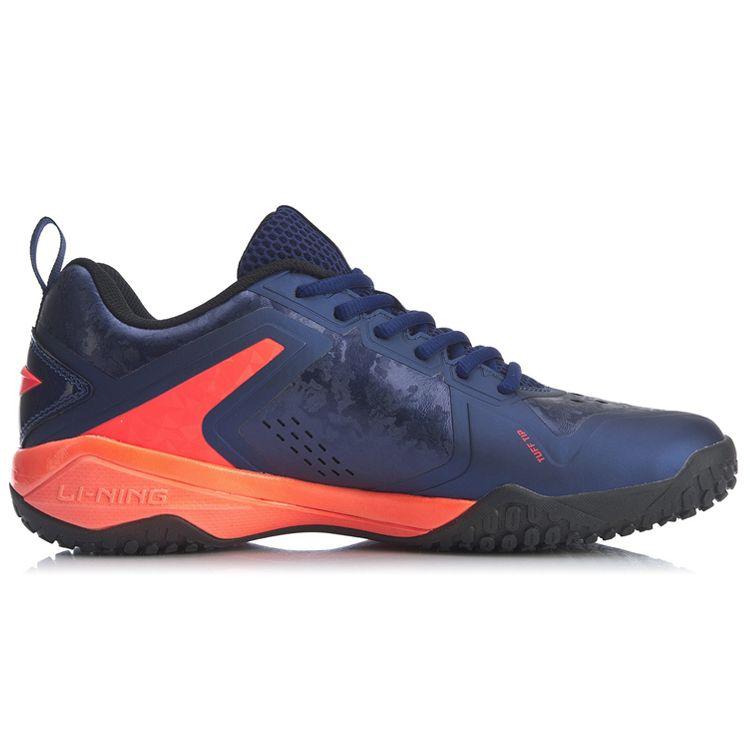 Li Ning Feng Ying V PU Synthetic Leather Rebound Shock Absorption Breathable Non-Slip Support Low-Top Badminton Shoes Unisex Sneaker AYAQ013-1