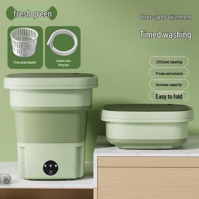 OIMG Portable Folding Washing Machine