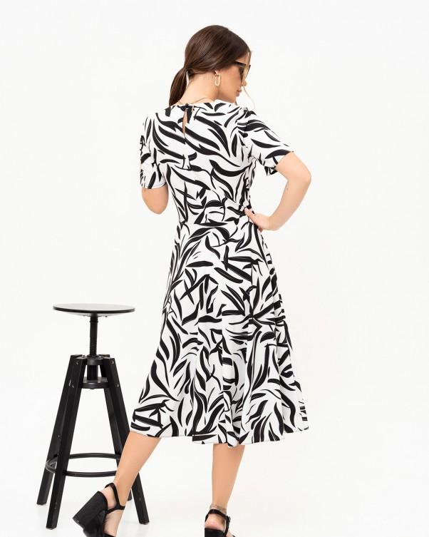 Regular Fit Dress with ISSA Plus Print