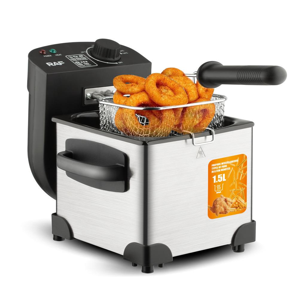 Fritteuse Haushalt Kleine Elektrische Fritteuse Elektrische Fritteuse Gewerblich Krapfen Pommes Frites Maschine Spieß Konstante Temperatur