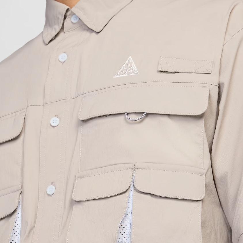 

Nike ACG Orb Weaver Dri-FIT Рубашка с длинным рукавом Свободная куртка Мужские куртки Академический серый HJ2466-009 M