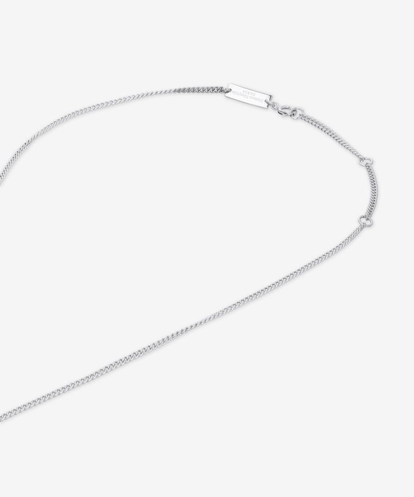 Maison Margiela 4-Stitch Necklace - Palladium:Clear / Sm2Uu0028P9224752