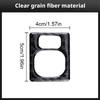 For Toyota Corolla 2014-2018 Side Mirror Adjustment Switch Sticker Black Carbon Fiber Trim Cover Interior Accessories Upgrade
