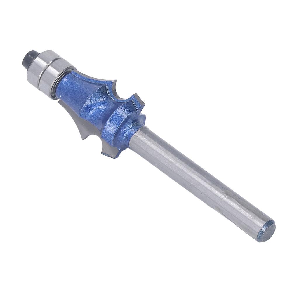 Wood Molding Router Bit 14 Shank Double Bearing Milling Cutter for Woodworking Trimming Forming