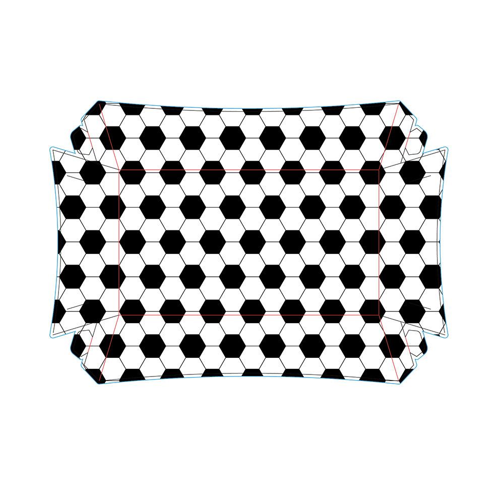 12-Piece Paper Party Trays - World Cup Football Boat Boxes, Fried Chicken & Burger Serving Trays, Disposable Food Containers, Game Day Party Supplies