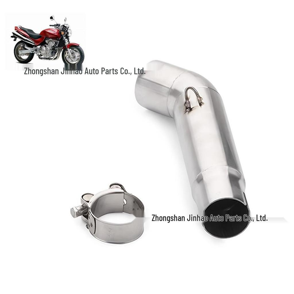 Stainless Steel Exhaust Mid-section for Hornet CB600F Motorcycle Modification