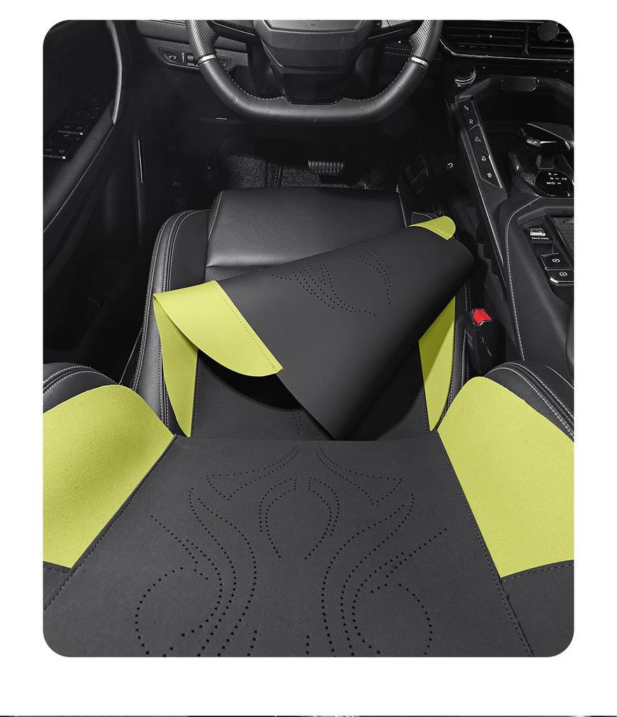 Lynk & Co 01 Suede Semi-Wrapped Car Cushion - Universal Fit for All Seasons