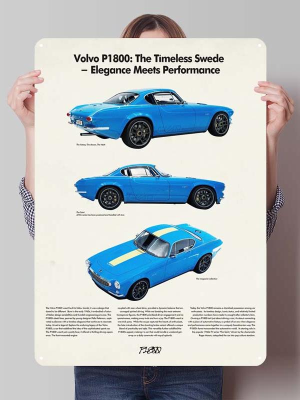 Volvo Metal Signs Classic Car Posters Home Decorations Custom Tinplate Sign for Garage Wall Art Decoration Room Ornaments Retro