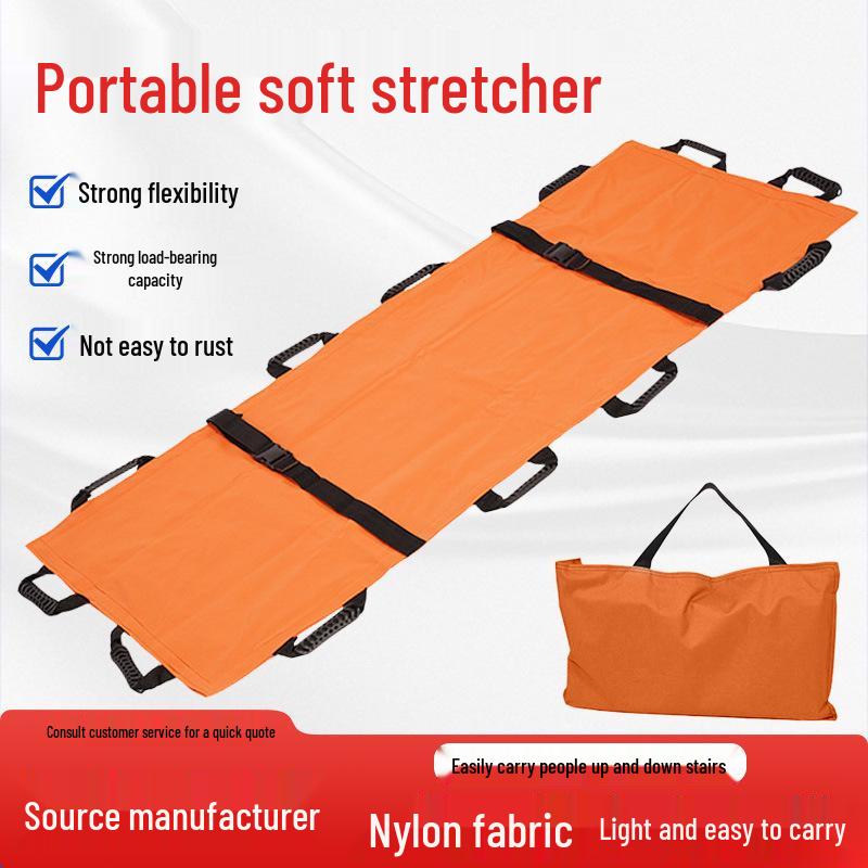 

Foldable Adventure Rescue Stretcher for Outdoor Use - Portable & Soft for Injured Patient Transfer синій