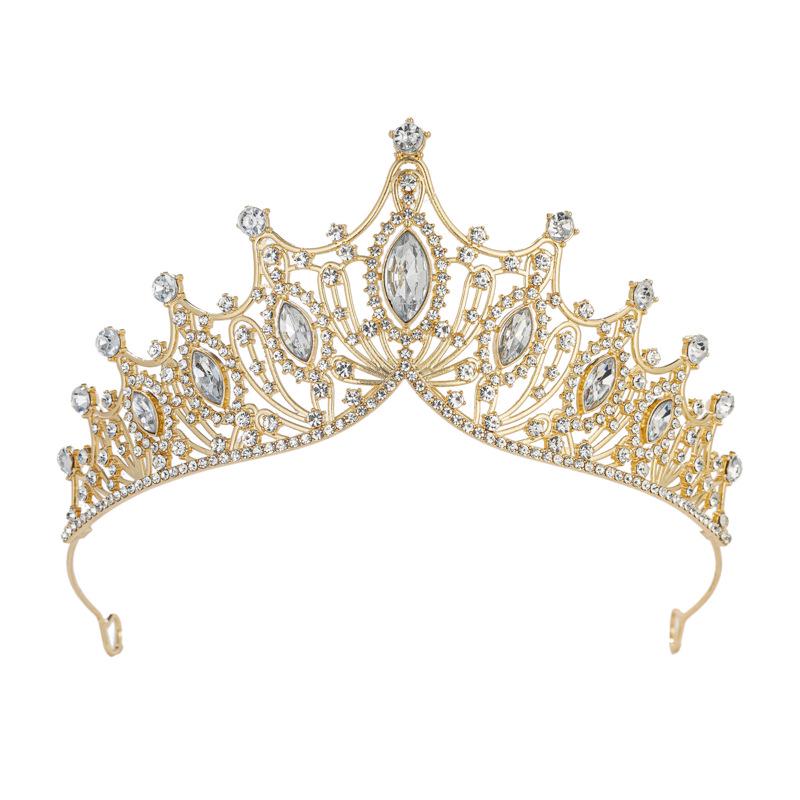 European & American Bridal Crown Headpiece - Wedding & Birthday Hair Accessory