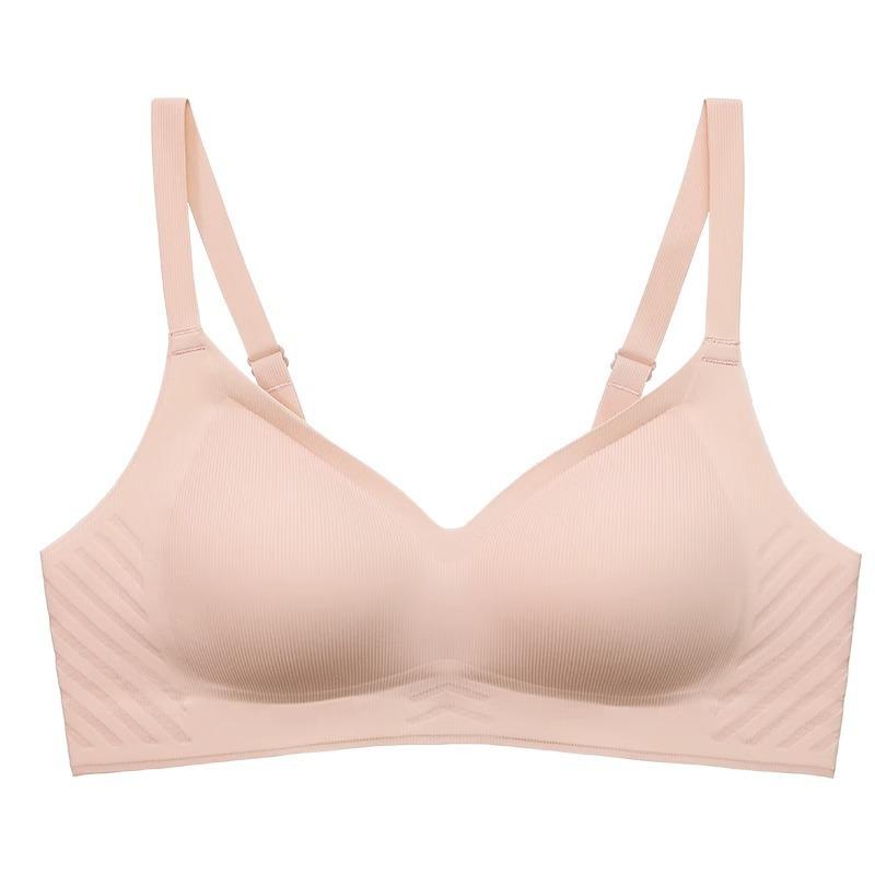 Small breasts gather without steel rings, large breasts show small breasts, upper support bra, ice silk breathable