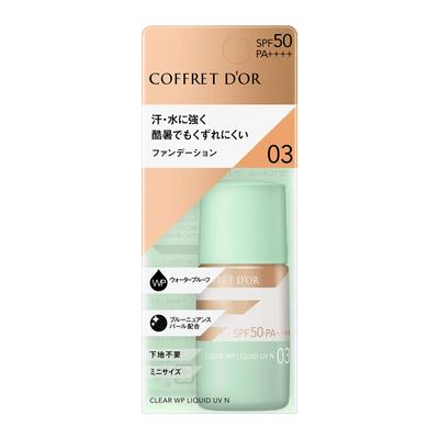 Coffret Clear WP Liquid UVn 03 Foundation Gesunde Hautfarbe d'Or SPF50 PA++++