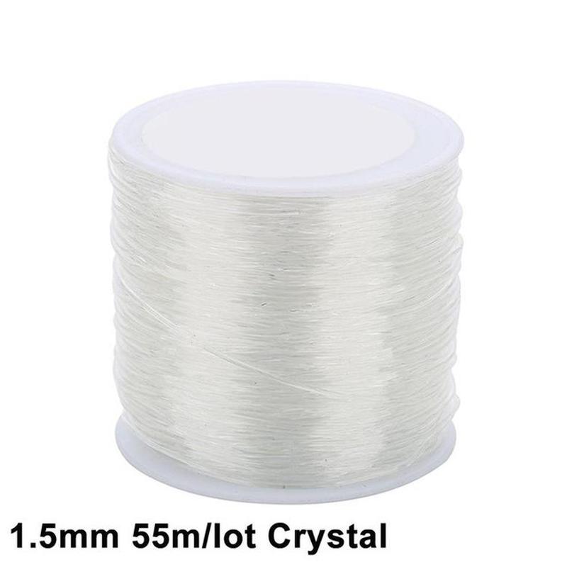 100M/Roll Plastic Crystal DIY Beading Stretch Cords Elastic Line Jewelry Making Supply Wire String Jeweleri Thread String Thread