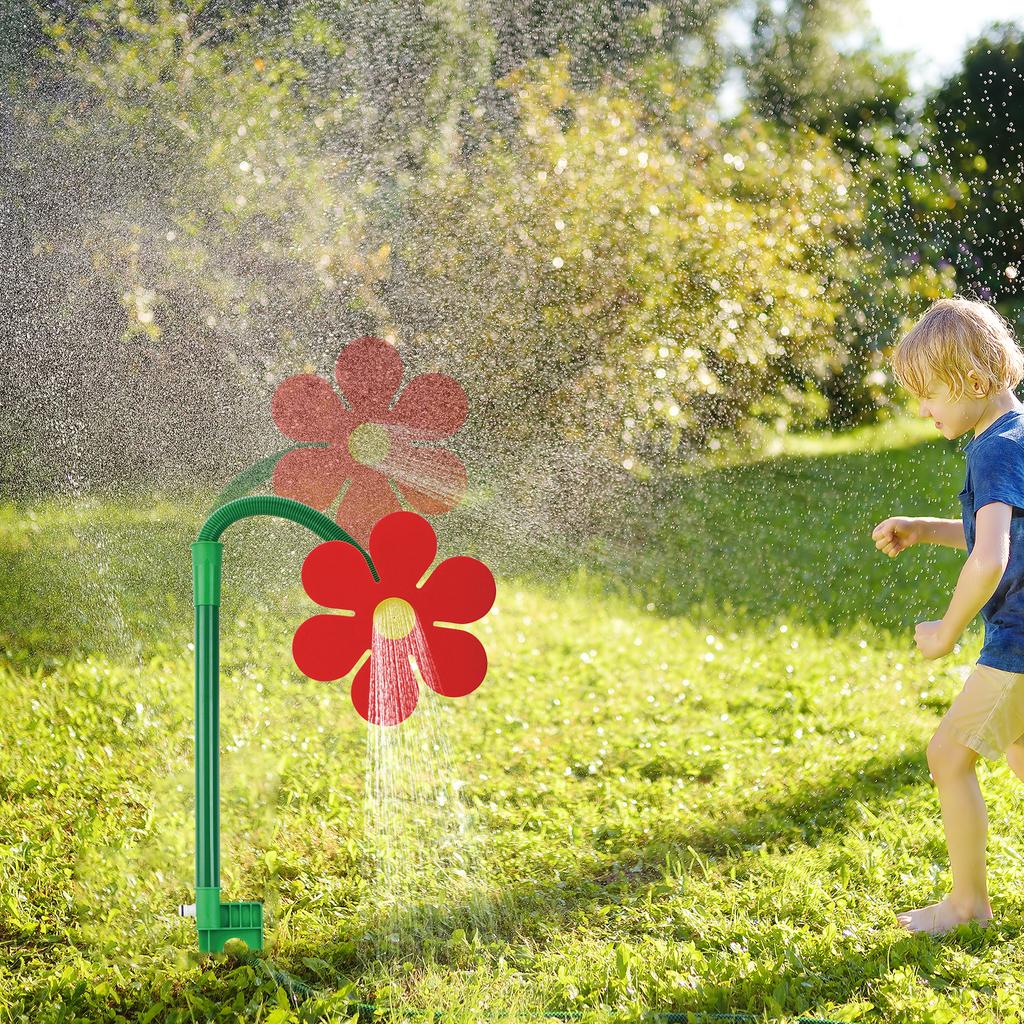 Annaffiatoi a Fiore Danzante Pazzi Annaffiatoi da Giardino Rotanti a 360 Gradi Annaffiatoio a Fiore per Cortile Prato Irrigazione Decorazione Giardino