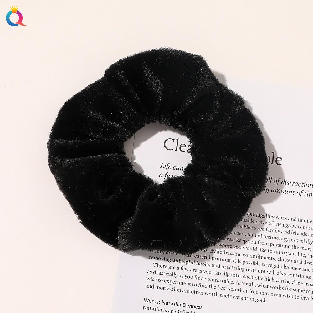 

Нова м’яка плюшева мотузка для волосся Корейська товста висока еластична пов’язка для волосся «Ведмідь» Аксесуари для волосся «Кінський хвіст» Головні убори Резинки для волосся